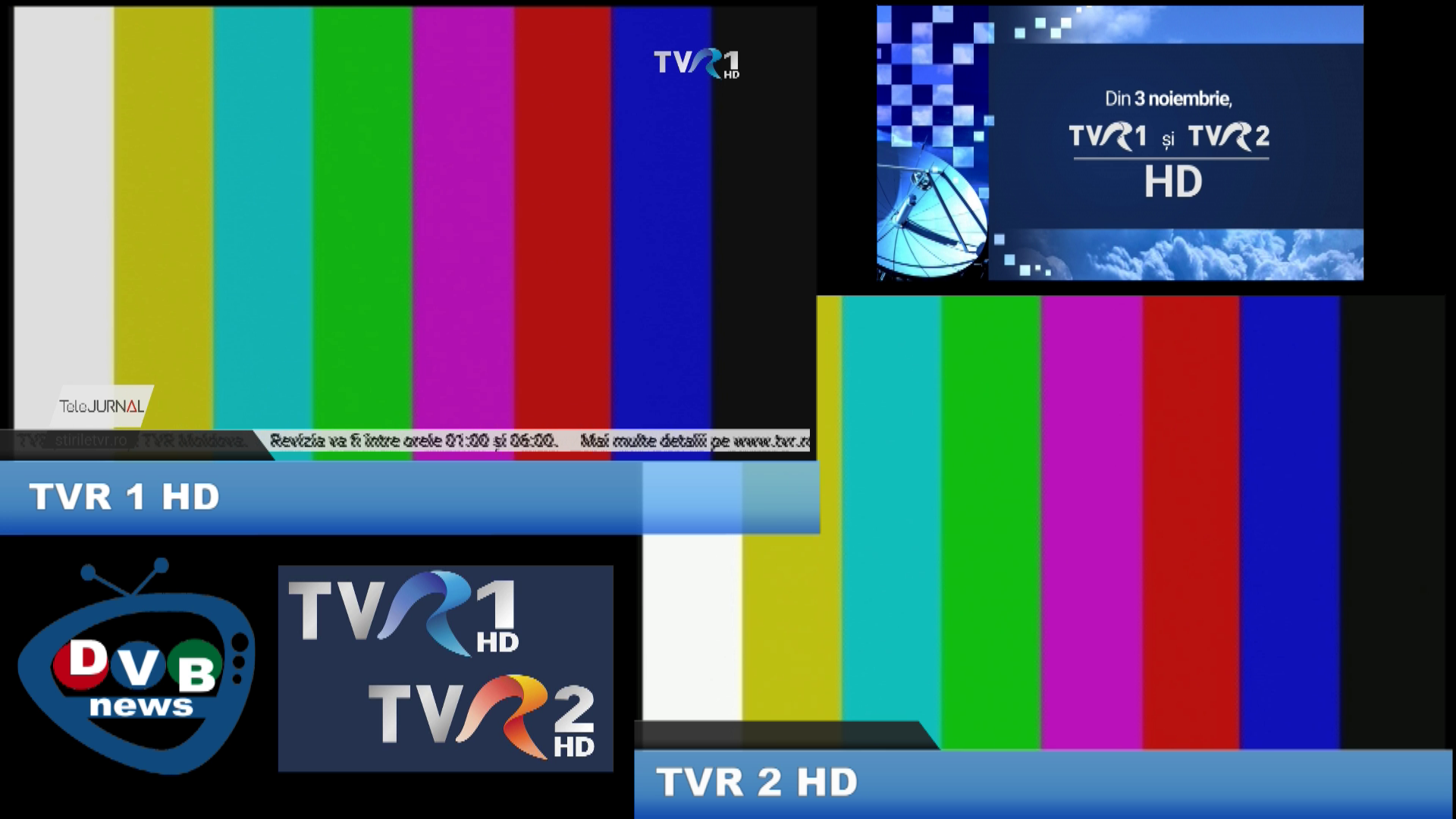 TVR 1 HD şi TVR 2 HD au inceput emisia HD – dvbnews.ro | Portal de ...